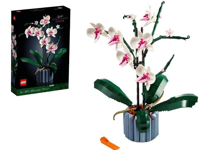 Lego Jucării Set Constructie LEGO Icons 10311 | Orhidee, 608 Piese, Decorativ, Cadou