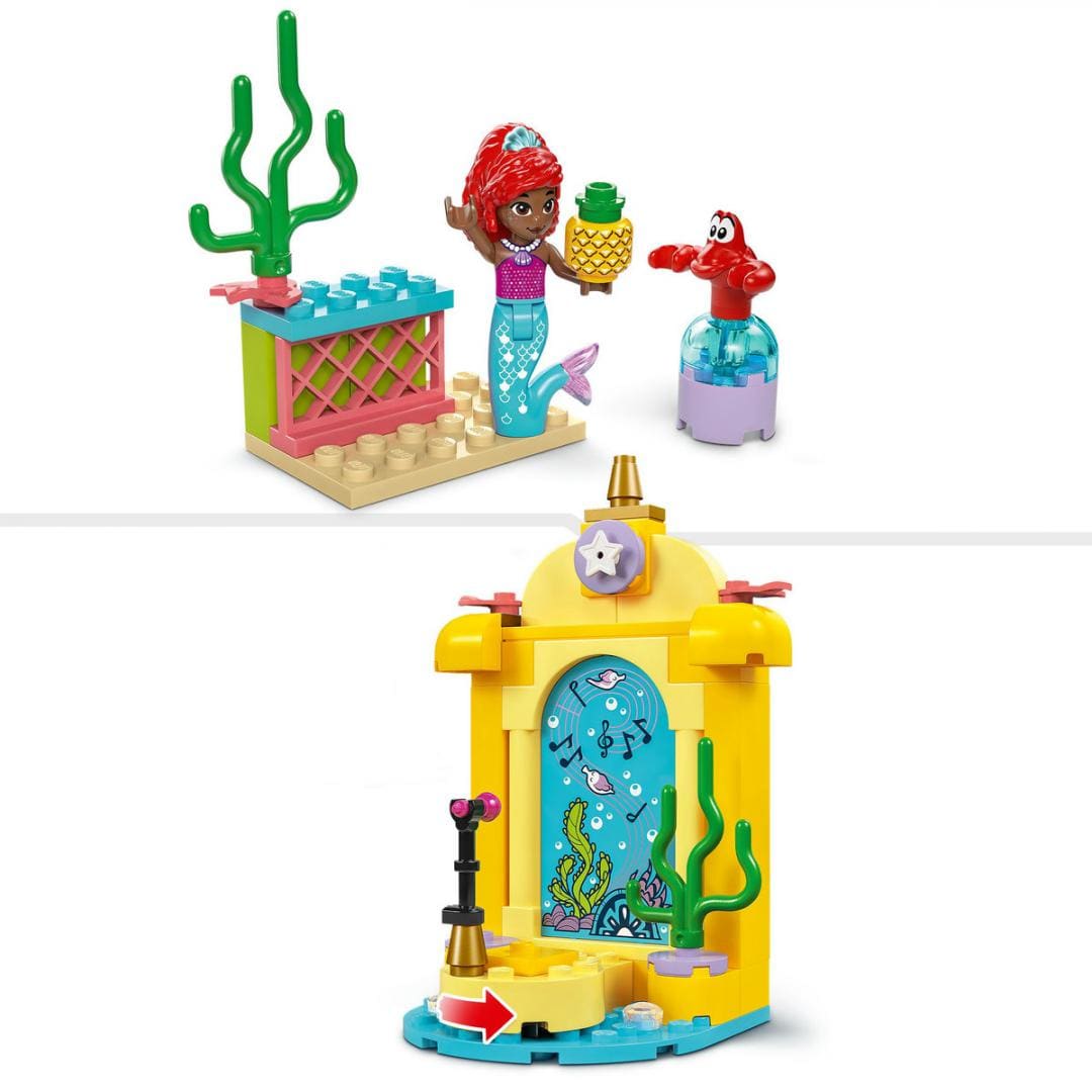 Lego Jucării Set Constructie LEGO Disney 43235 | Scena Muzicala A Lui Ariel, 216 Piese, 6+