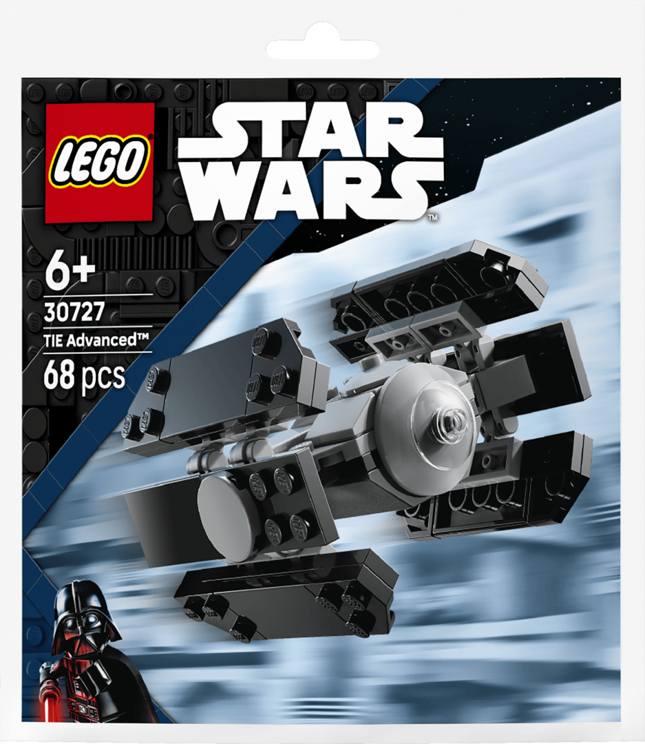 Lego Jucării Set Constructie LEGO 30727 | Tie Advanced, Polybag, Star Wars, Cadou