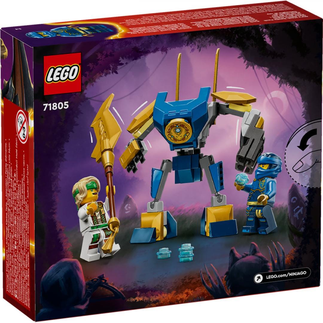 Lego Jucării Set Constructie LEGO Ninjago 71805 | Pachet Lupta Robotul lui Jay, Cadou