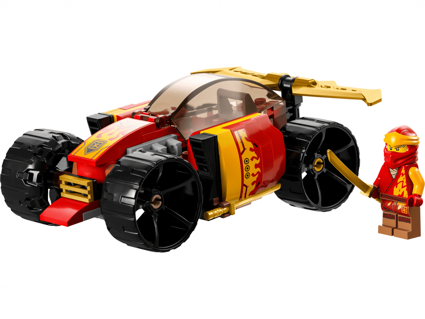Lego Jucării Set Constructie LEGO Ninjago 71780 | Masina Curse Evo Ninja Kai, Cadou