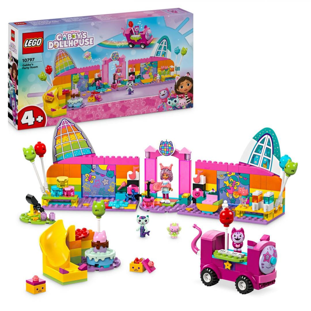 Lego Jucării Set Constructie LEGO Duplo 10797 | Camera de Party a lui Gabby, 58 Piese, Cadou