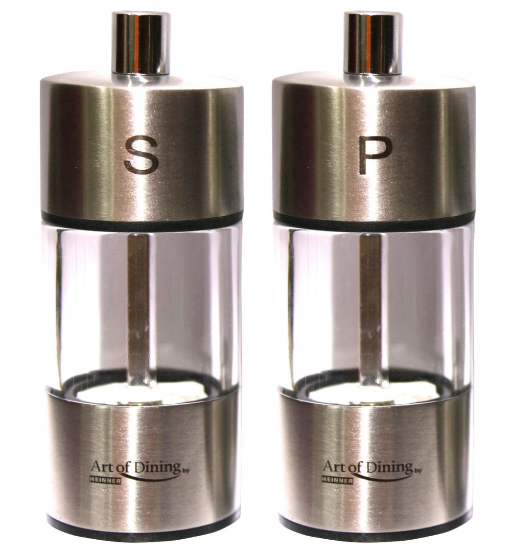 Heinner Set condimente Set Rasnite Heinner HR-JMS3692 | Sare & Piper, Inox, 9cm