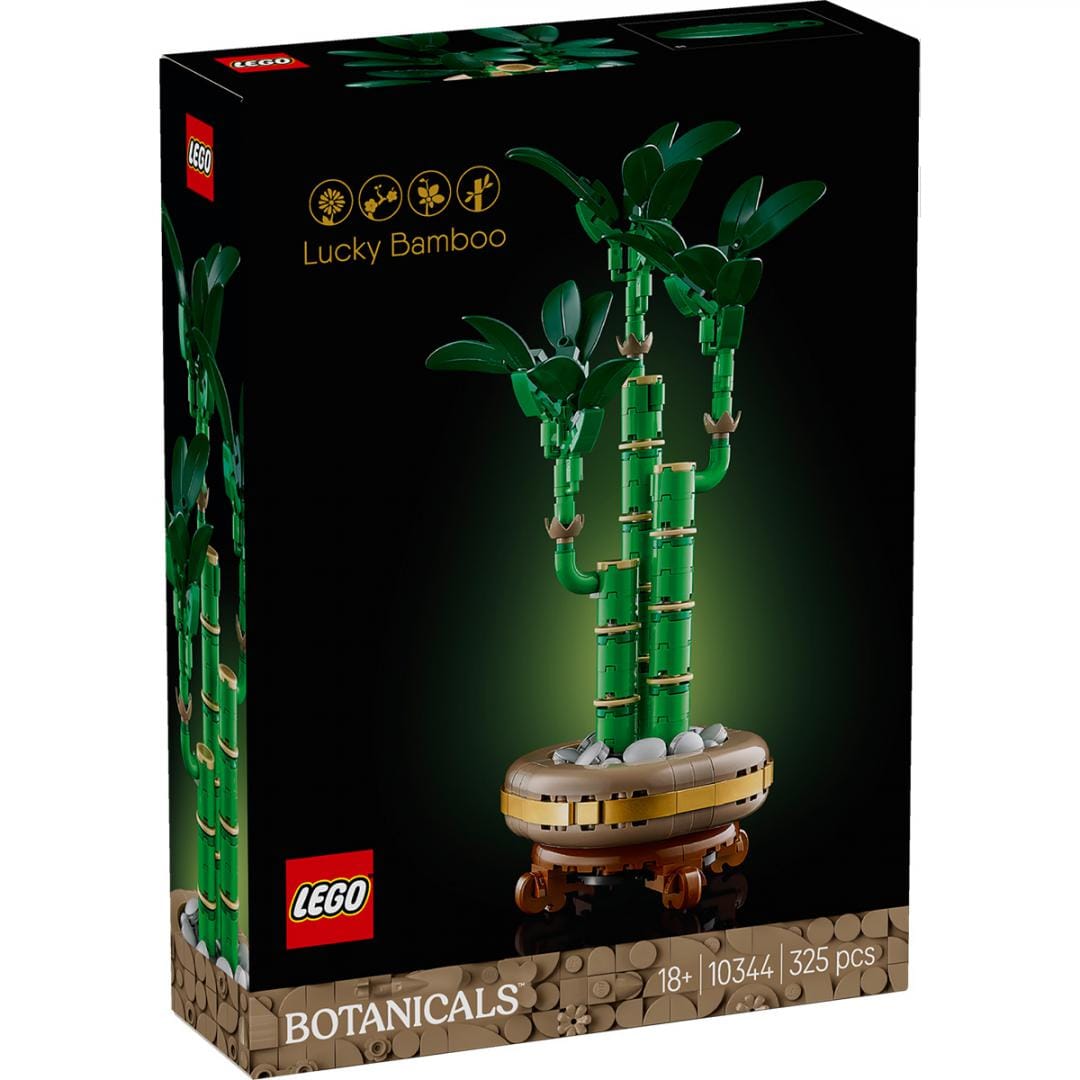 Lego Jucării Set Constructie LEGO Icons 10344 | Bambus Norocos, 351 Piese, Cadou, 18+