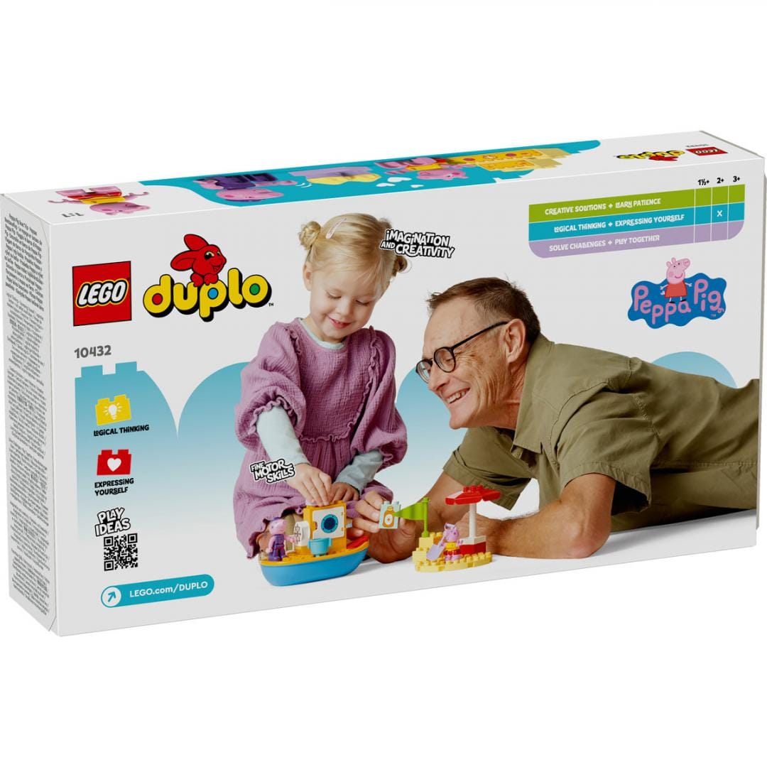 Lego Jucării Set Constructie LEGO Duplo 10432 | Excursia cu Barca a Peppei, Peppa Pig