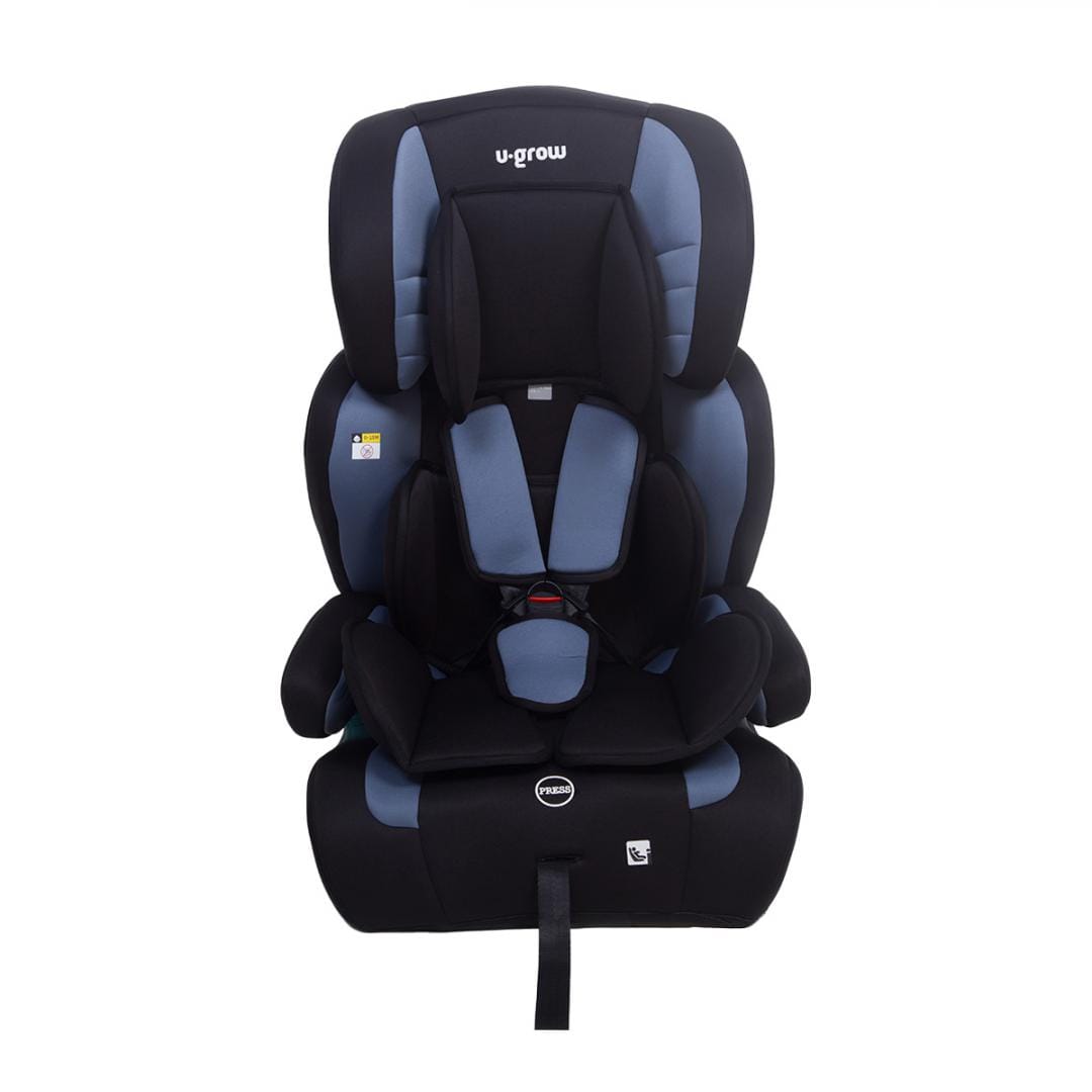 U-Grow Puericultură Scaun Auto U-Grow UG-301-GR | 15M-12Y, 76-150cm, R130, Gri/Albastru
