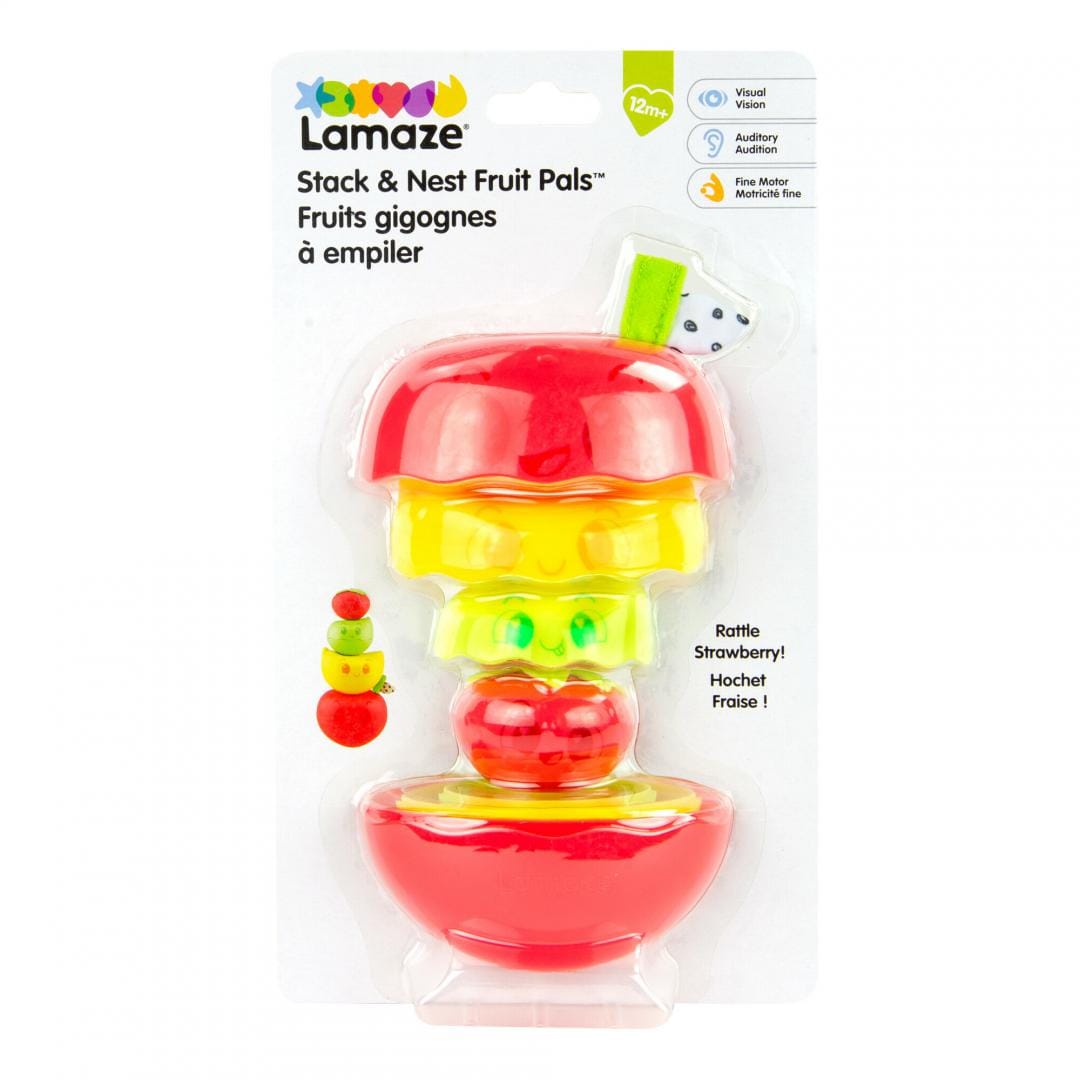 Tomy Jucării Jucarie de Stivuire Lamaze T27461 | Fructe, Colorata, Educativa, Cadou