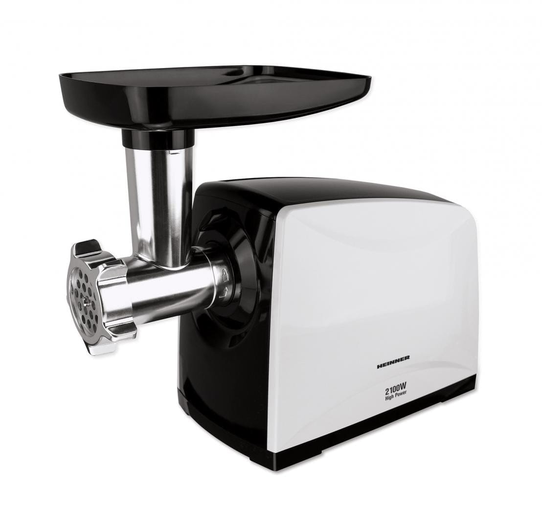 Heinner Masina de tocat Masina de Tocat Heinner MG-2100BKWH | 2100W, Accesorii Incluse, Negru/Alb