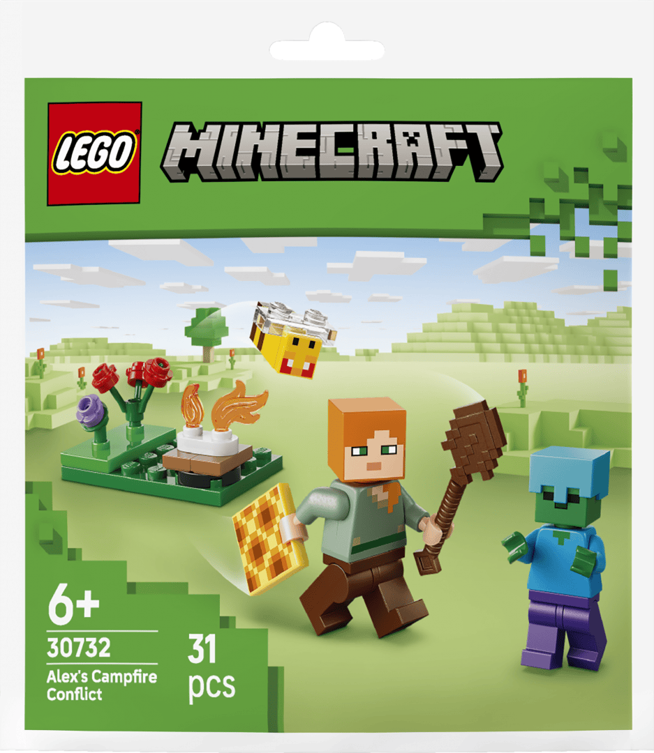 Lego Jucării Set Constructie LEGO 30732 | Conflict la Focul de Tabara, Polybag, Cadou