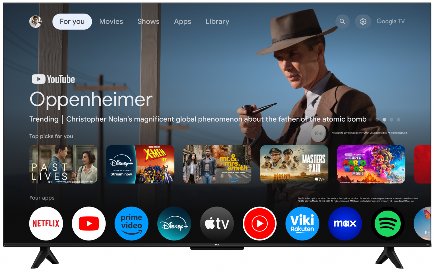 TCL Televizoare Televizor TCL QLED 50T69C | 126 cm, Smart Google TV, 4K Ultra HD