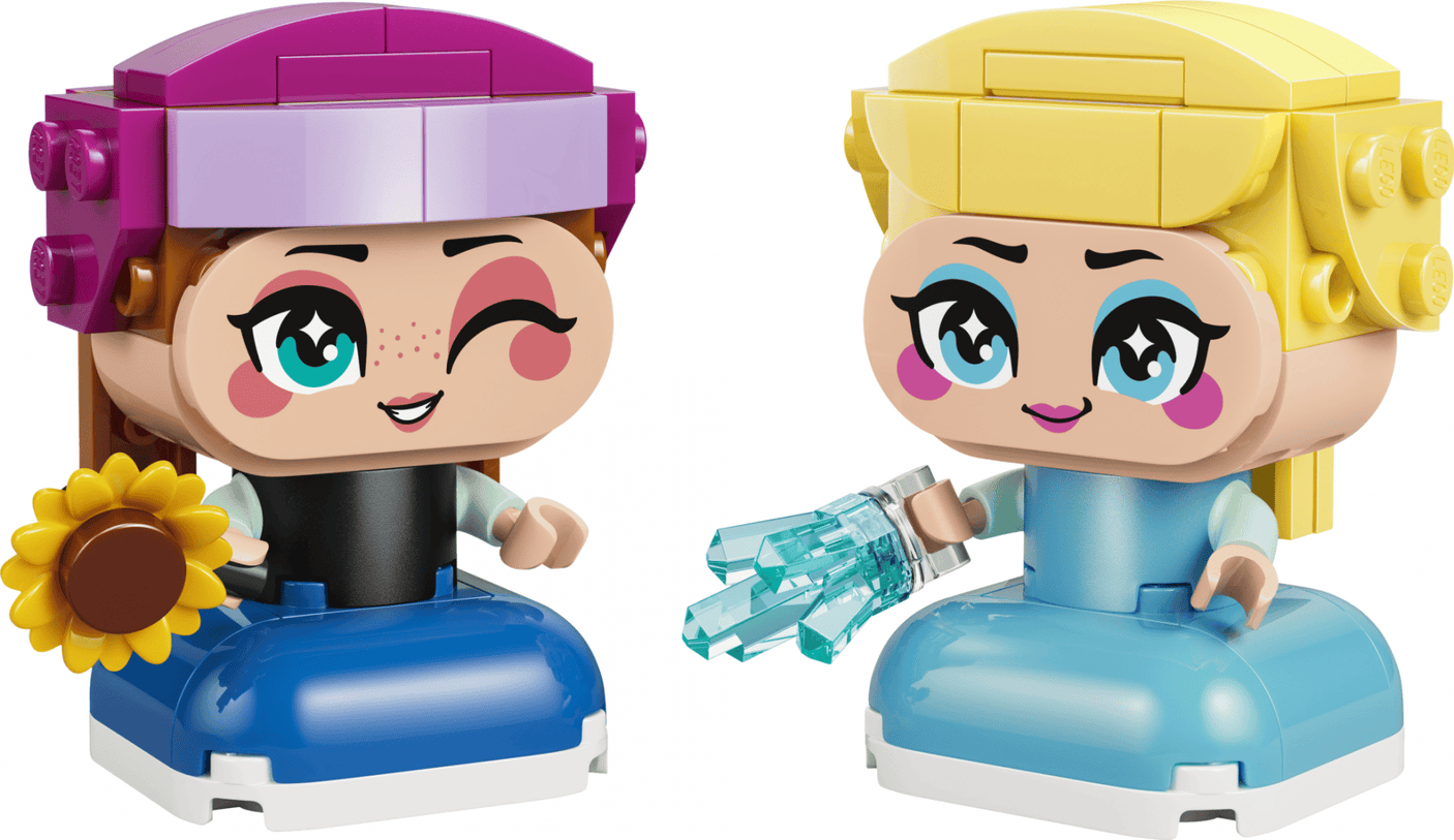 Lego Jucării Set Constructie LEGO Disney 43284 | Miniprintesele Anna si Elsa, Frozen, Cadou