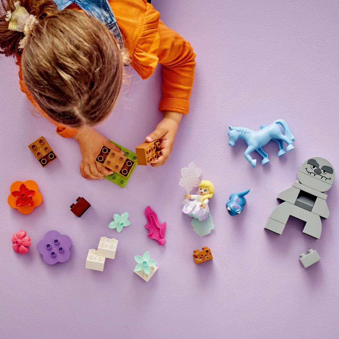 Lego Jucării Set Constructie LEGO Duplo 10418 | Elsa si Bruni, Padurea Fermecata, Frozen