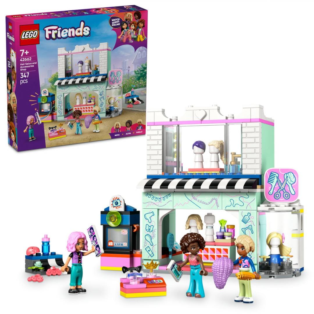 Lego Jucării Set Constructie LEGO 42662 | Salon Coafura, Magazin Accesorii, 3-in-1