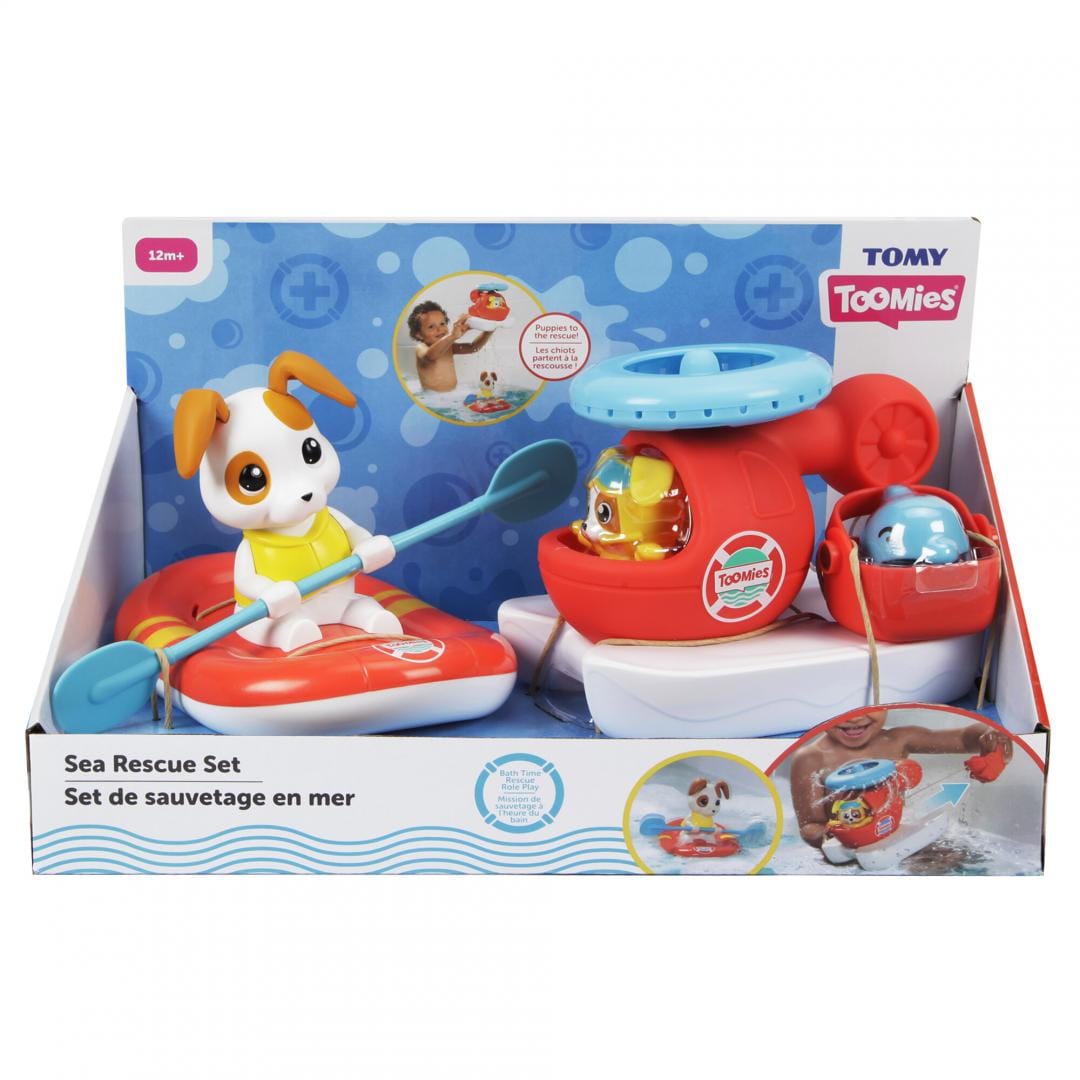 Tomy Jucării Jucarie de Baie Tomy T73307 | Elicopter Salvare, Barca, Interactiv