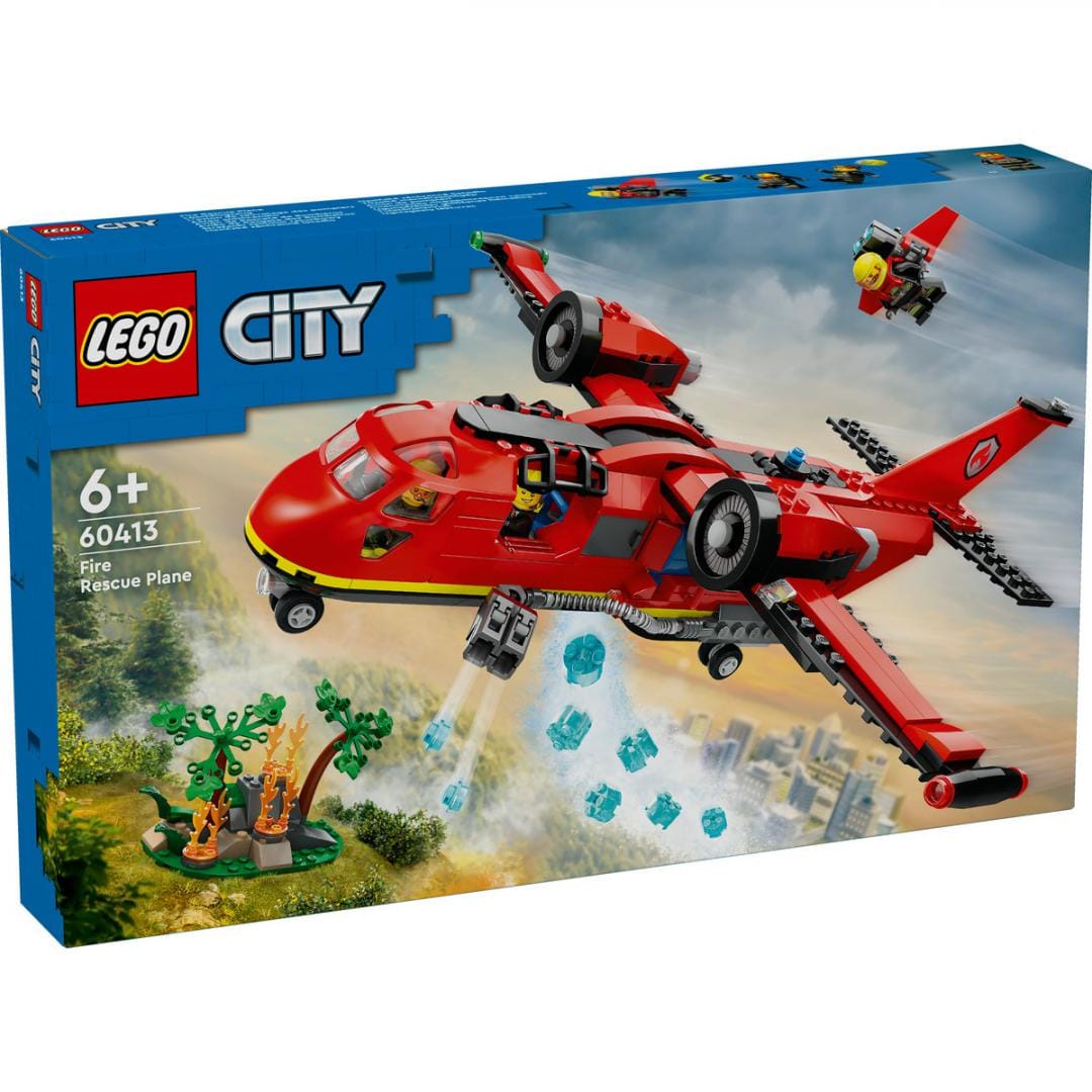 Lego Jucării Set Constructie LEGO City 60413 | Avion de Pompieri, 220 Piese, 6+