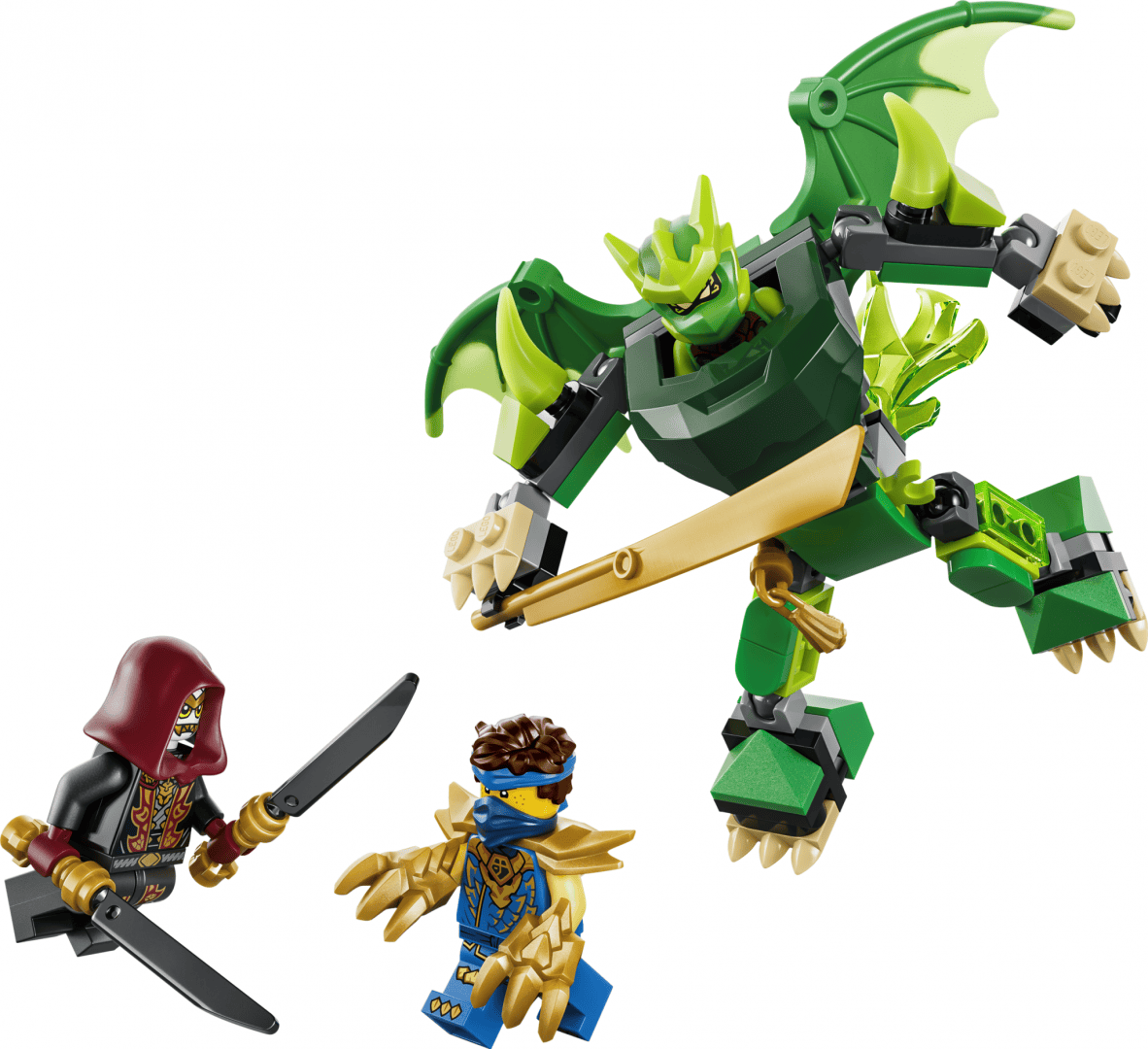 Lego Jucării Set Constructie LEGO NINJAGO 71862 | Pachet de Lupta cu Robotul Dragon al lui Lloyd