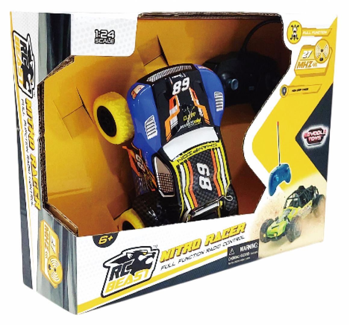 Cevodle Jucării Masinuta cu Telecomanda Cevodle CEV24531-3204MIX | Nitro Racer, 1/24, 19cm
