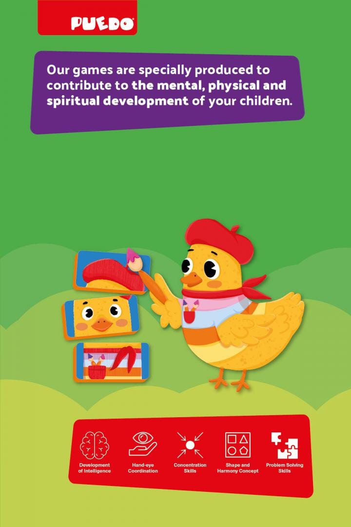Puedo Toys Jucării Puzzle Puedo Toys PUEDOK1932 | Magnetic, Spuma EVA, Fete, Educativ