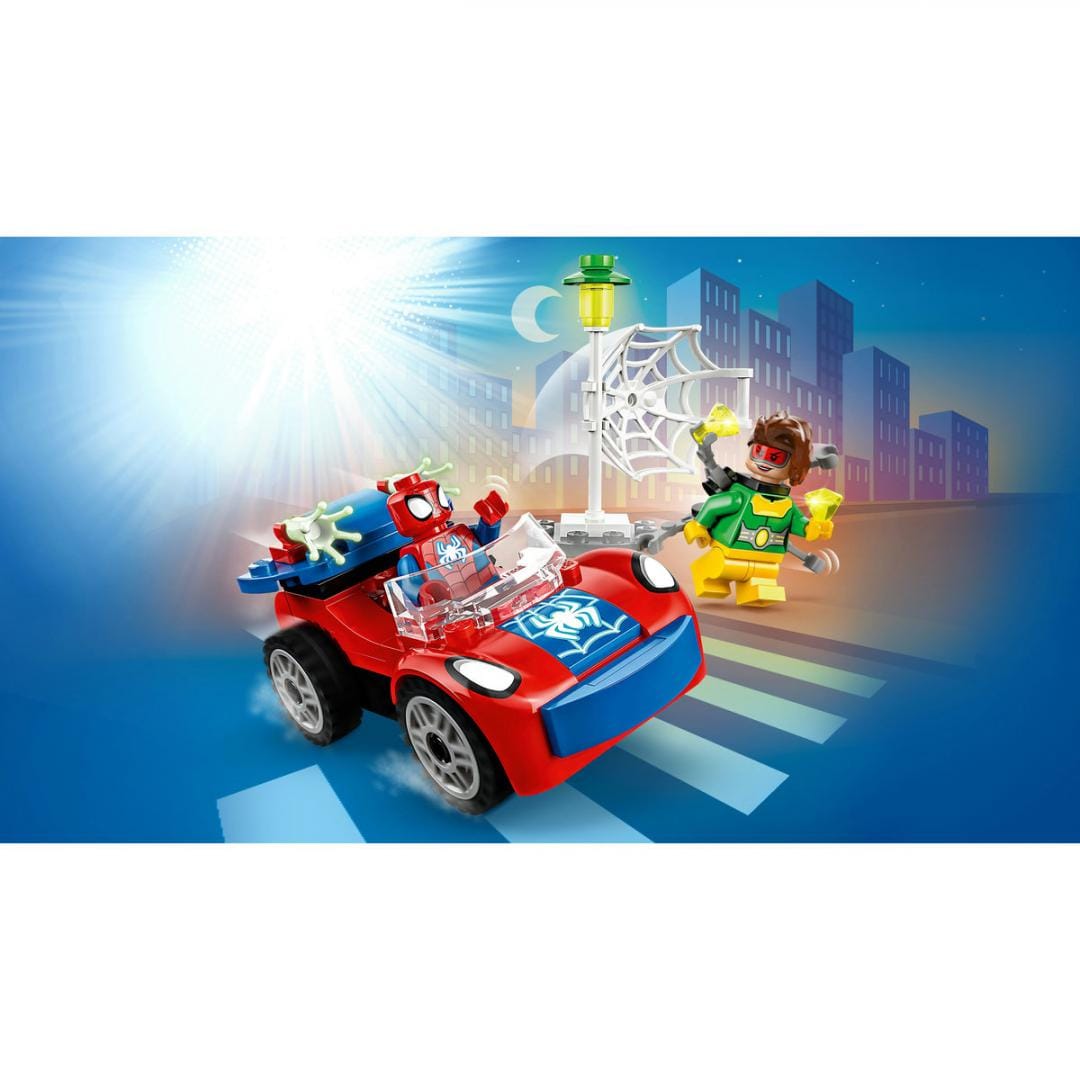 Lego Jucării Set Constructie LEGO 10789 | Masina Omului Paianjen si Doc Ock, Spider-Man