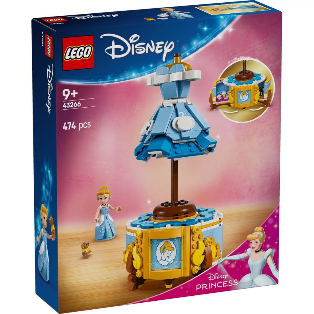 Lego Jucării Set Constructie LEGO Disney Princess 43266 | Rochia Cenusaresei, Printese, Cadou