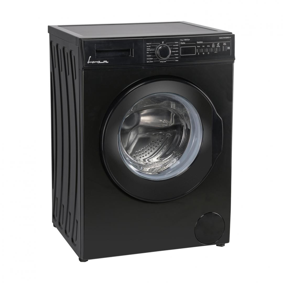 Fram Masina de spalat rufe Masina de spalat rufe Fram FWM-V714T2BKD+++ | 7kg, 1400RPM, Display LED, Negru, 59.7x52.7x84.5cm
