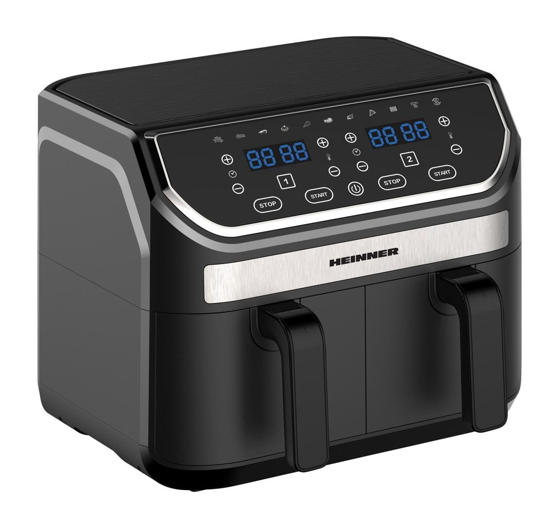 Heinner Air Fryer Air Fryer Heinner HAF-KDB1700BK | 1700W, Dubla, 8L, Digital, Negru