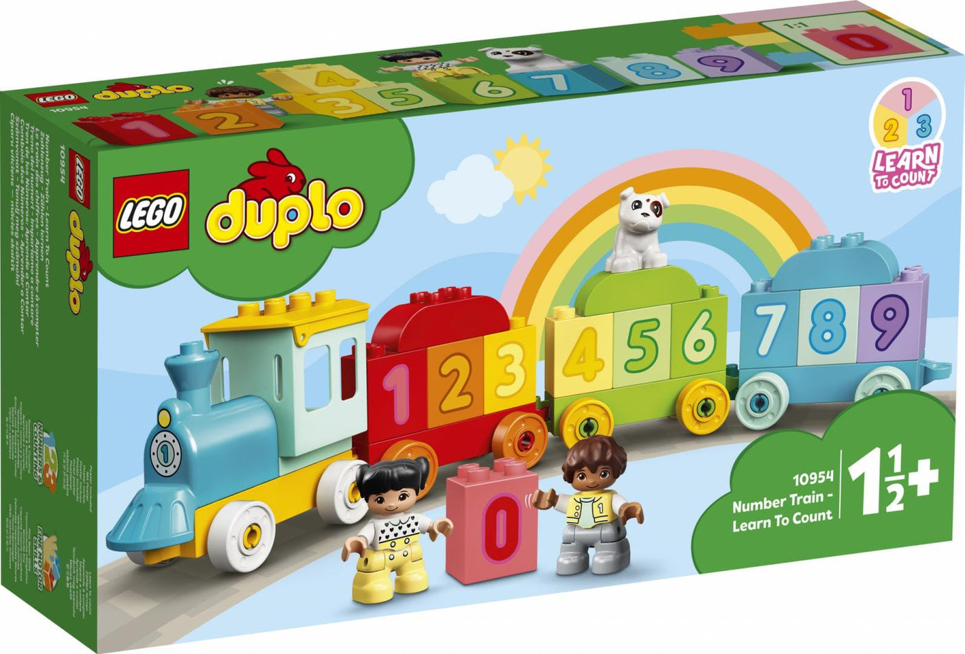 Lego Jucării Set Constructie LEGO Duplo 10954 | Trenul cu Numere, 23 Piese, 1.5+
