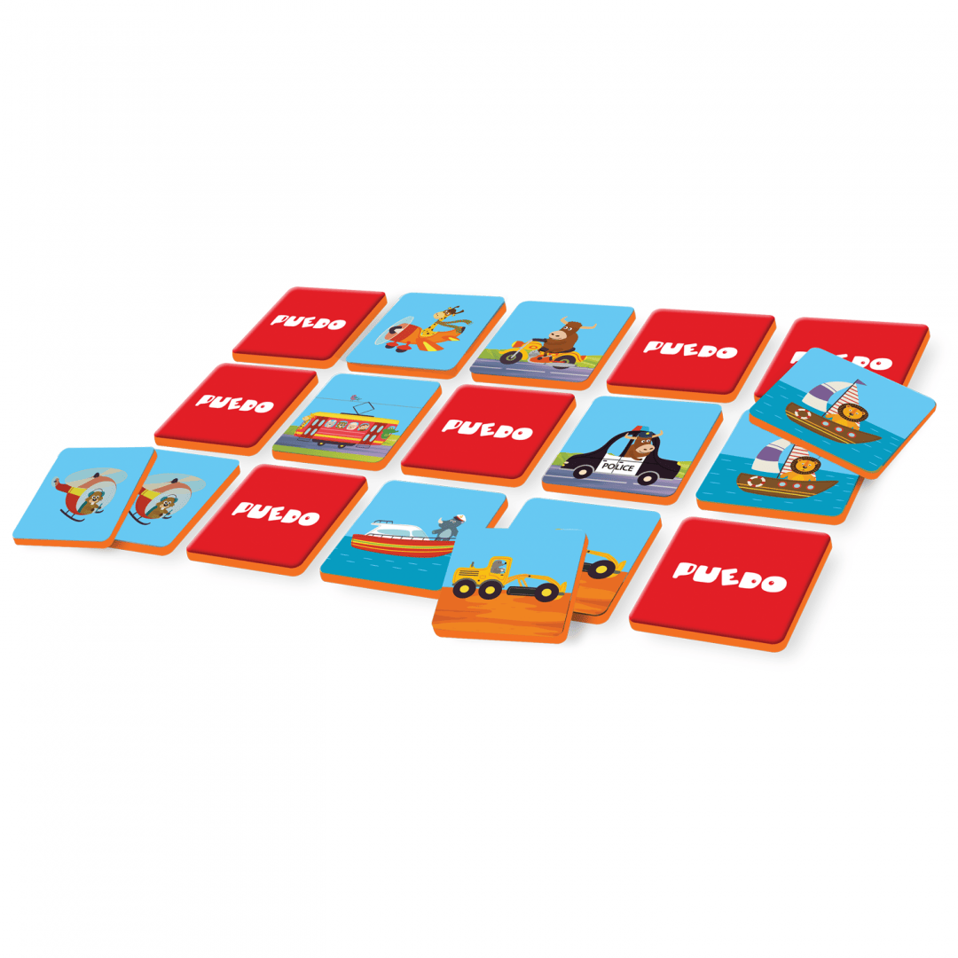 Puedo Toys Jucării Joc de Memorie Puedo Toys PUEDOK19202 | Transport, Educativ, Copii 3+