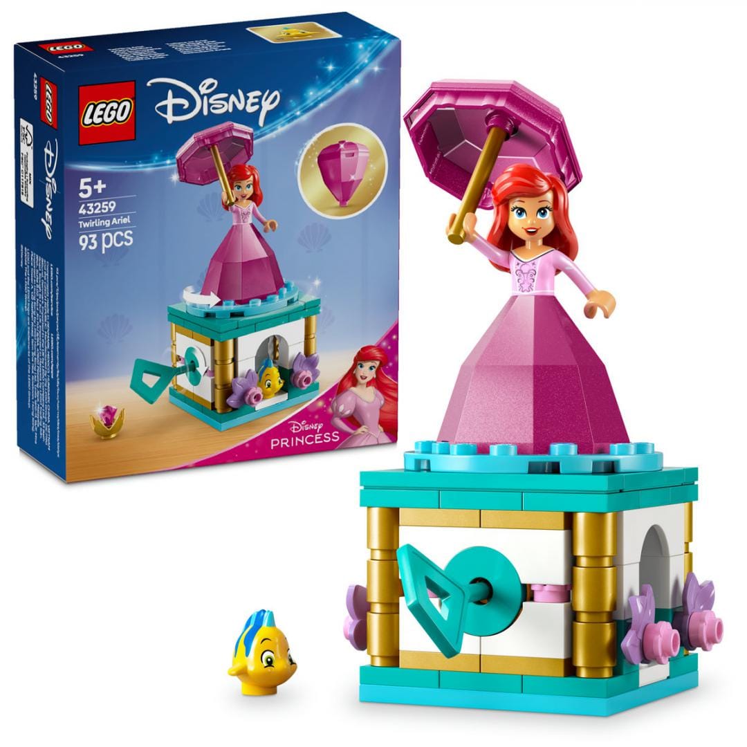 Lego Jucării Set Constructie LEGO Disney 43259 | Ariel Facand Piruete, Printesa, Cadou
