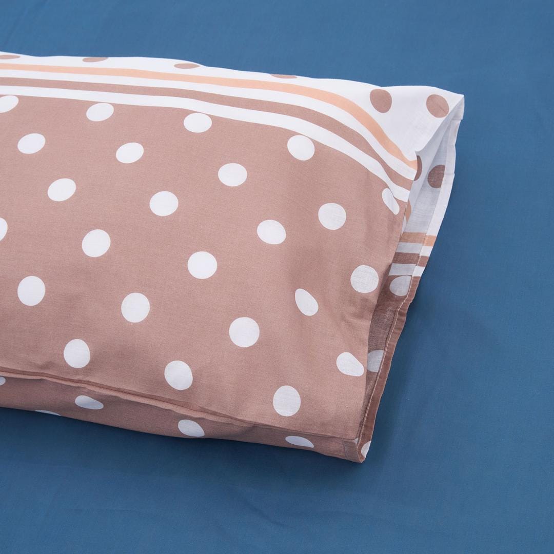 Heinner Lenjerie de pat Lenjerie de pat Heinner HR-DBL132-PLK | Dubla, 100% Bumbac, 4 Piese, Polka