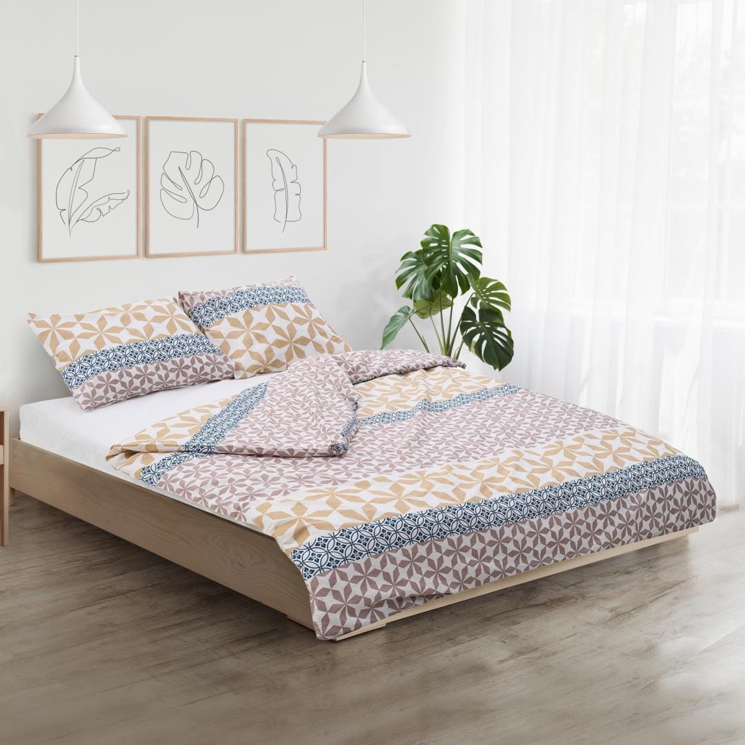 Heinner Lenjerie de pat Lenjerie de pat Heinner HR-4BED-132-MILO | dubla, 4 piese, 100% bumbac