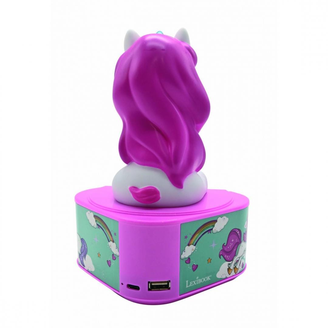 Lexibook Jucării Boxa Lexibook BTD80UNI | Unicorn, Lumini Noapte, Bluetooth, Portabila
