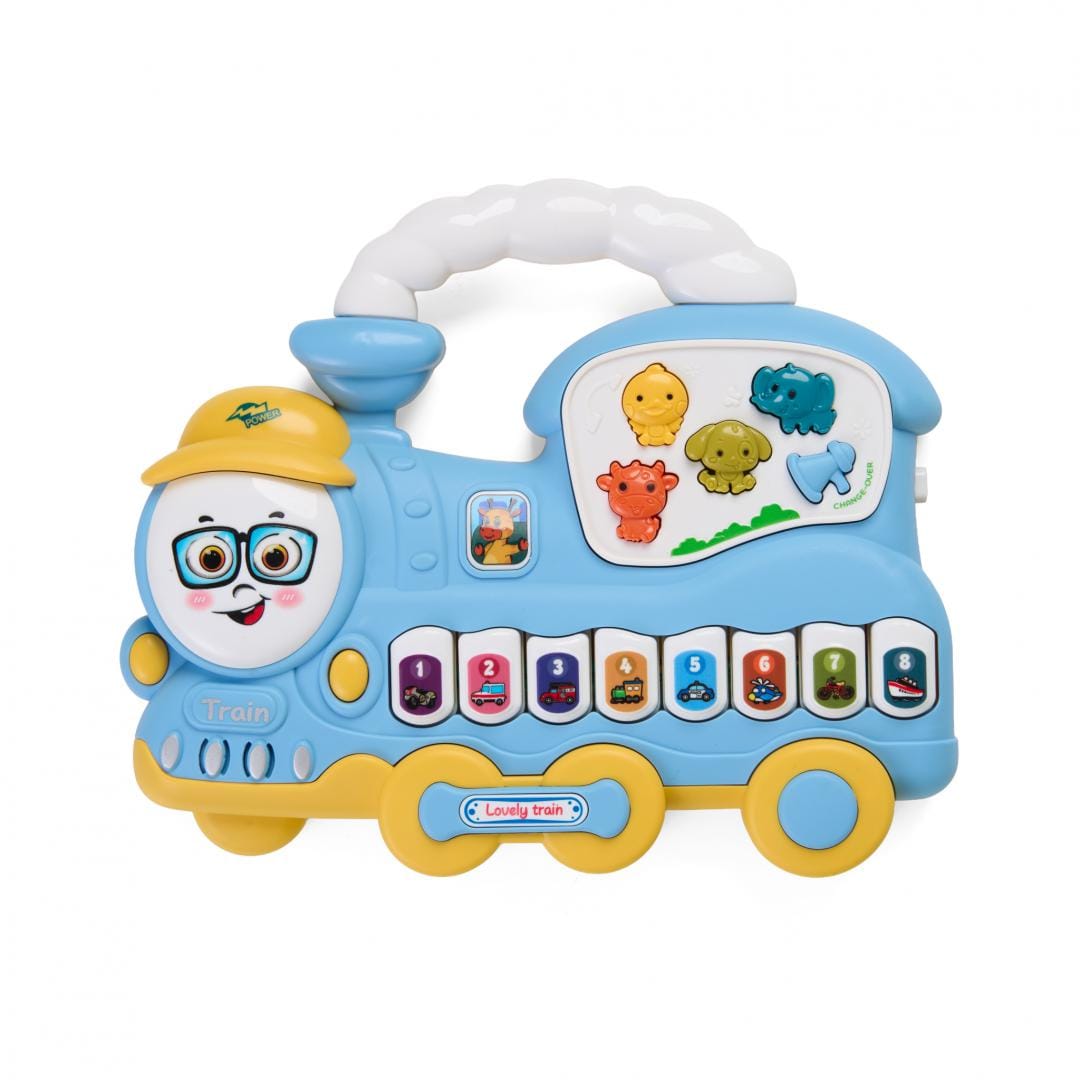 MomKi Jucării Jucarie Momki MOMKI855-112A | Trenulet, Lumini si Sunete, Diverse Culori