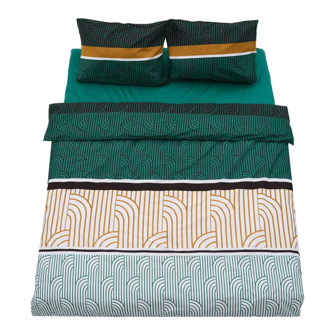 Heinner Lenjerie de pat Lenjerie de pat dubla Heinner HR-4BED-132-DECO | 100% bumbac, 4 piese