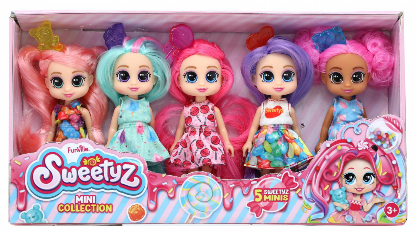 Sweetyz Jucării Set 5 Mini Papusi Sweetyz SYZ81079 | 12cm, Jucarii Colectie, Cadou