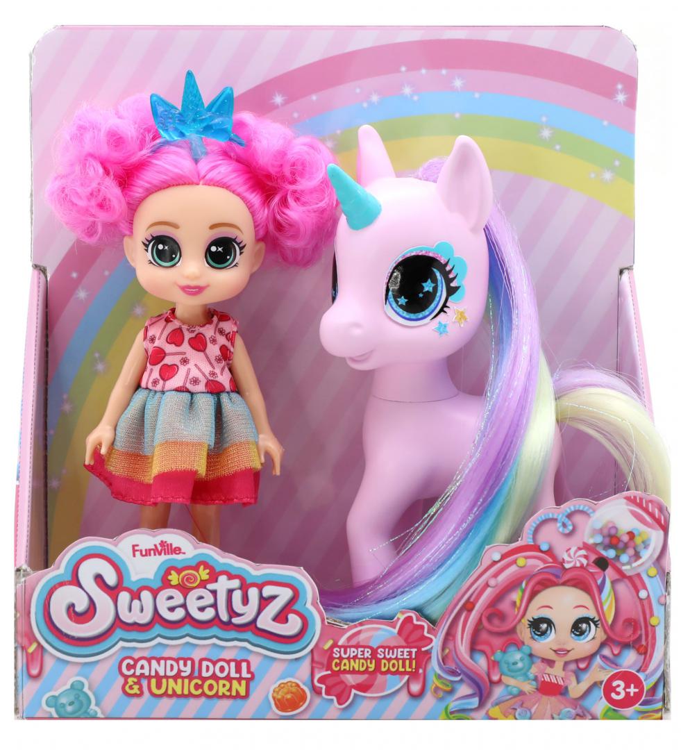 Sweetyz Jucării Papusa Sweetyz SYZ81075 | Mini cu Unicorn, 12cm