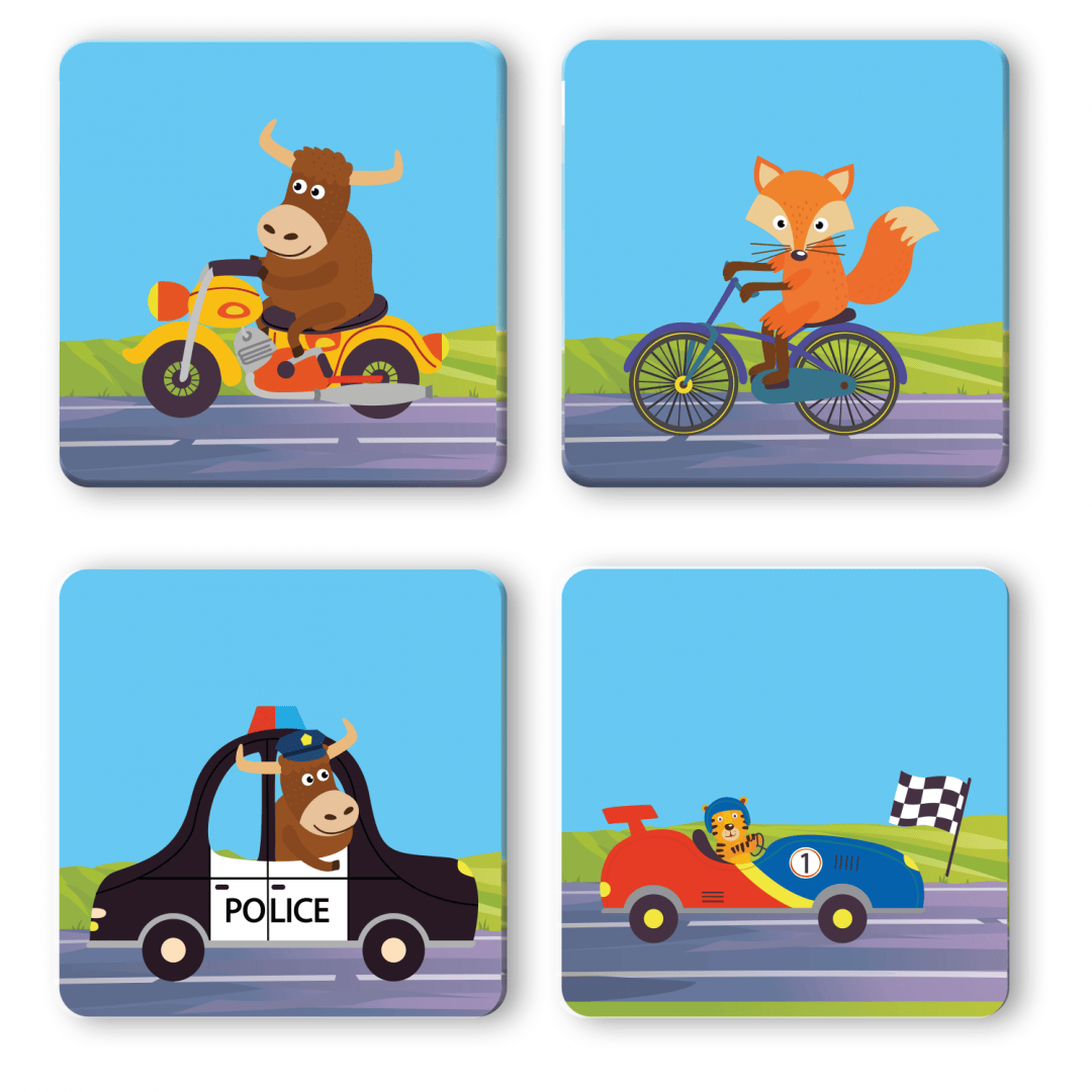 Puedo Toys Jucării Joc de Memorie Puedo Toys PUEDOK19202 | Transport, Educativ, Copii 3+