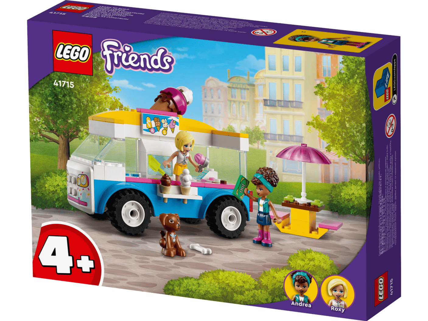 Lego Jucării Set Constructie LEGO Friends 41715 | Ice-cream Truck, Camion Inghetata, Cadou