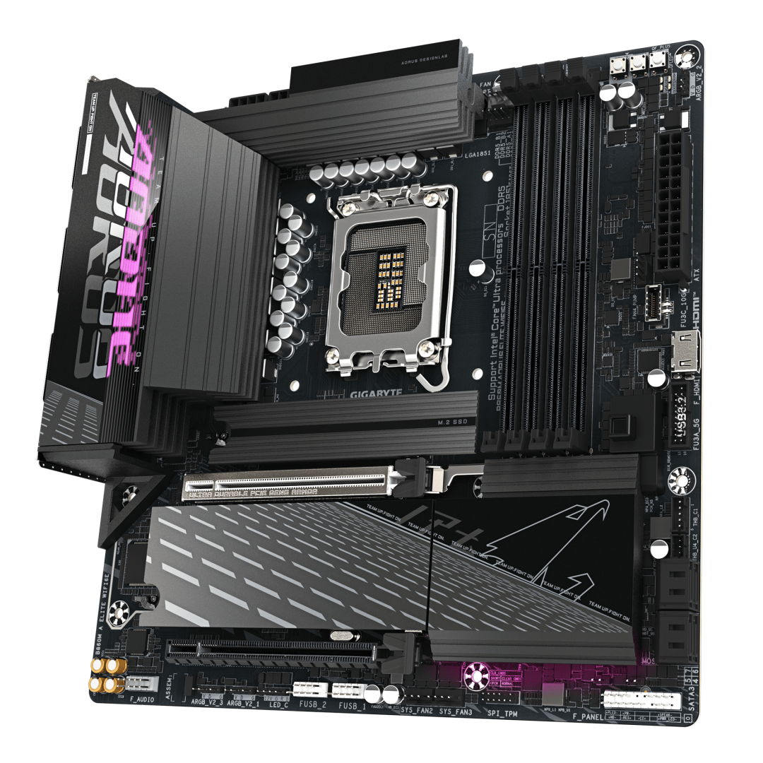 GIGABYTE Placa de Baza GIGABYTE B860M AORUS ELITE WIFI6E LGA1851