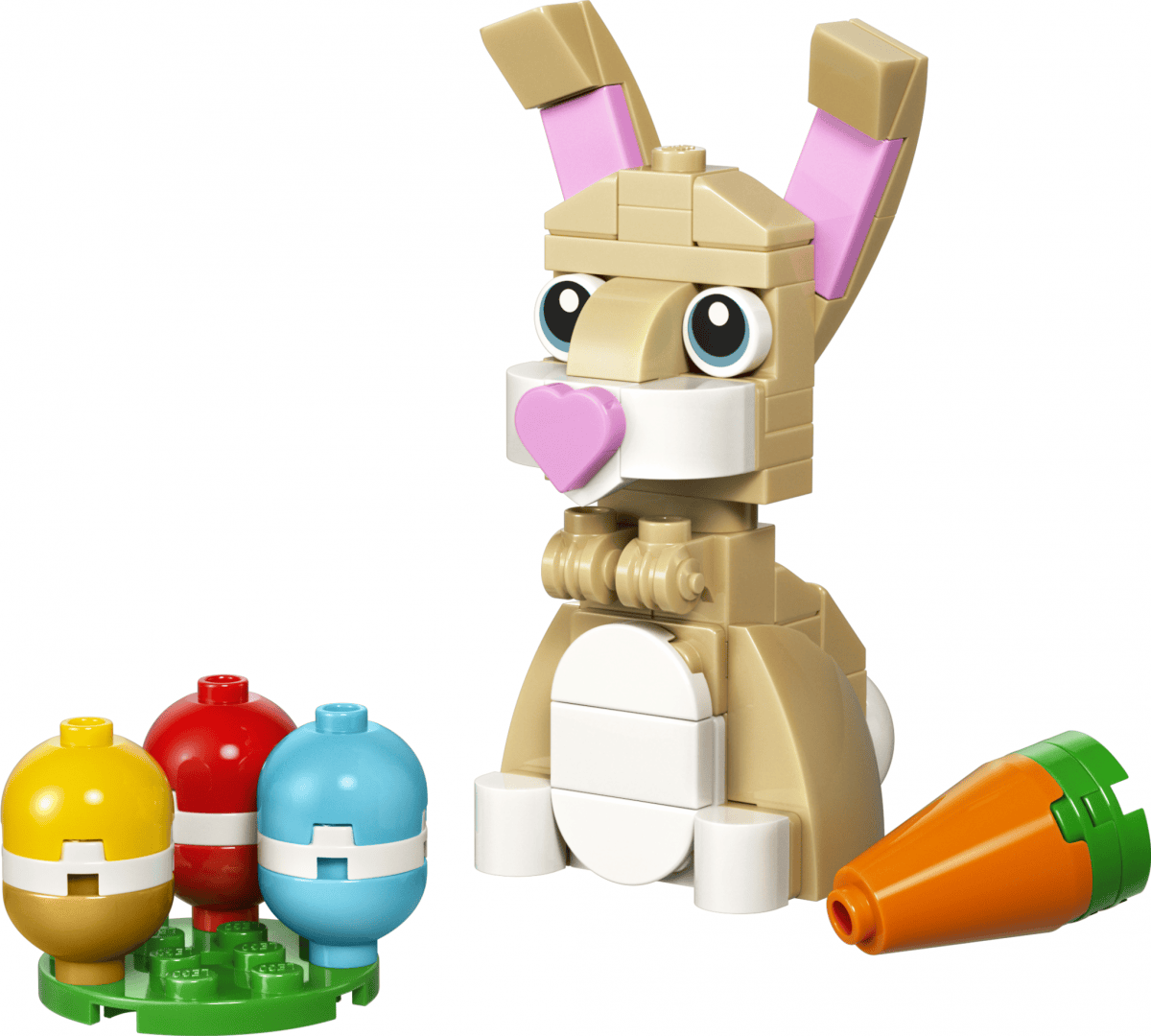 Lego Jucării Set Constructie LEGO 30716 | Iepuras Dragalas de Paste, Polybag, Cadou