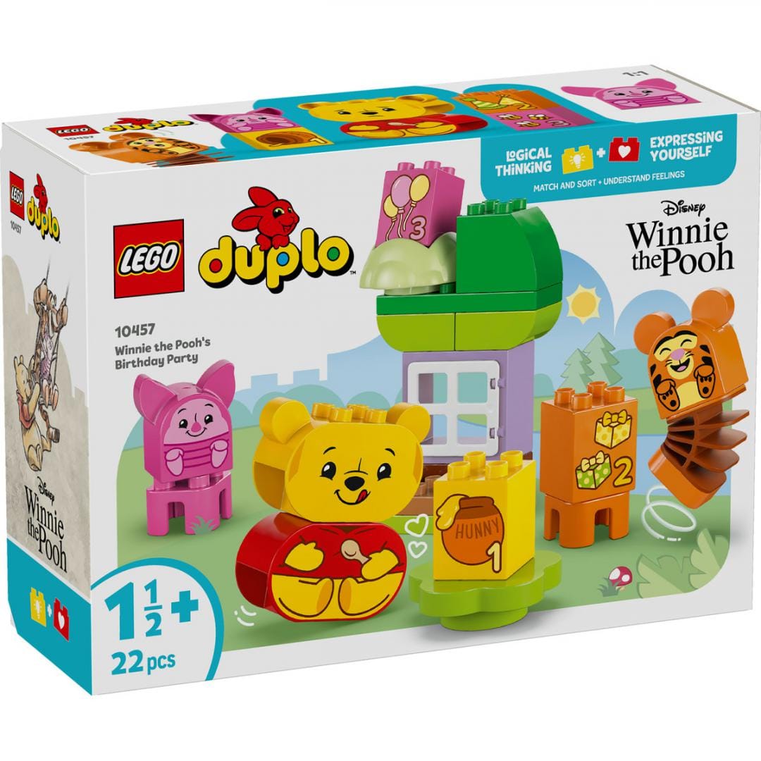 Lego Jucării Set Constructie LEGO Duplo 10457 | Winnie The Pooh, Petrecere Aniversara, Cadou
