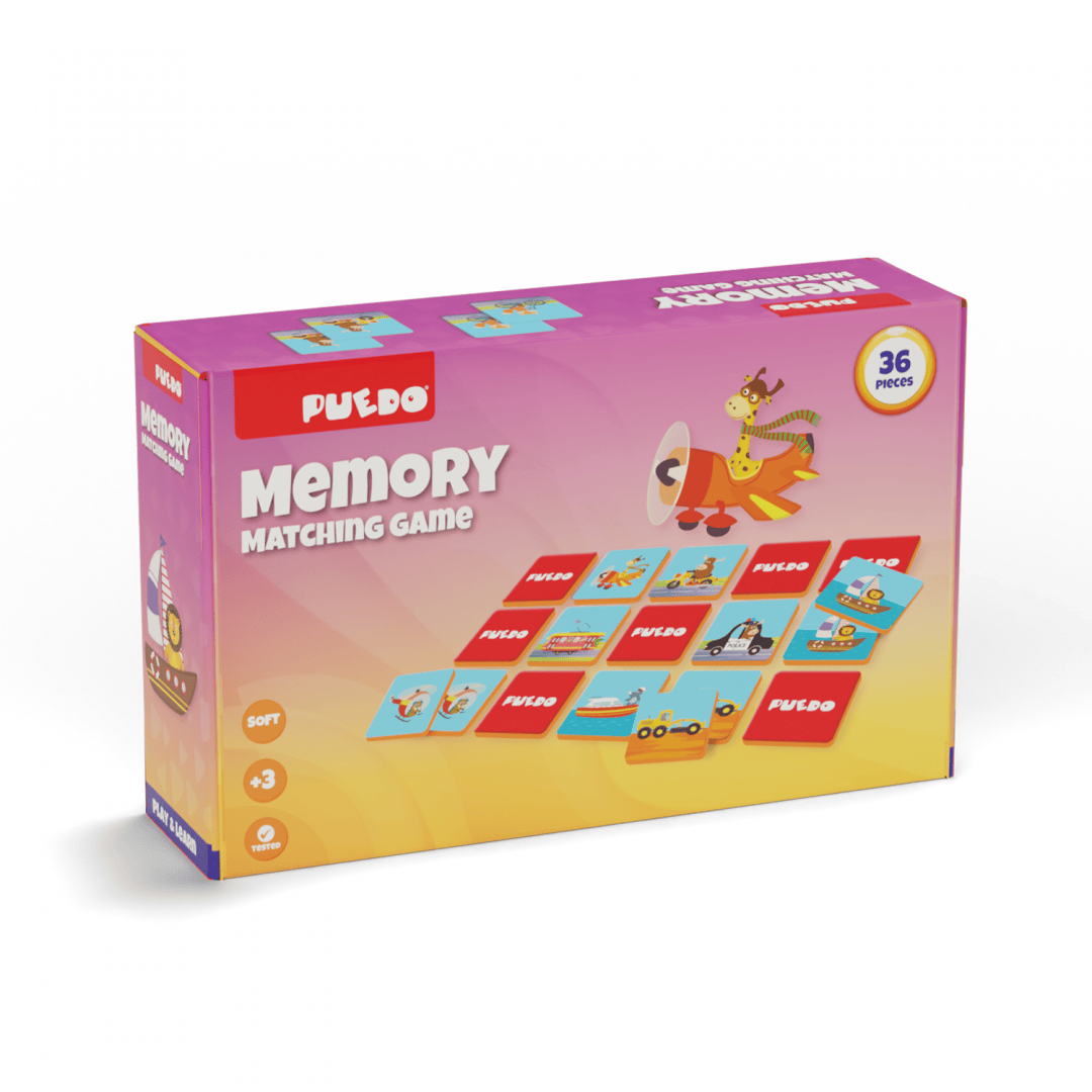 Puedo Toys Jucării Joc de Memorie Puedo Toys PUEDOK19202 | Transport, Educativ, Copii 3+
