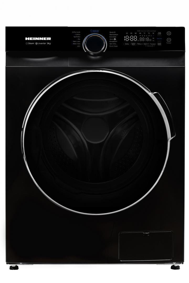 Heinner Masina de spalat rufe Masina de spalat rufe Heinner HWM-M914IVKBA+++ | 9kg, 1400RPM, Clasa A+++, Inverter, Negru, 59.5x53x85cm