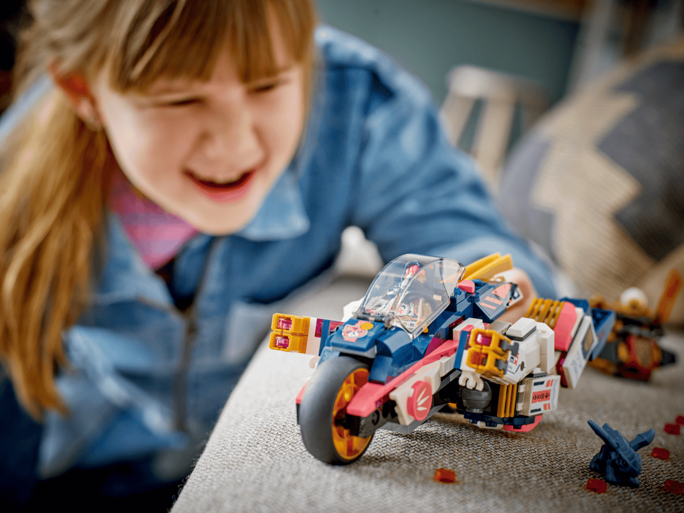 Lego Jucării Set Constructie LEGO Ninjago 71792 | Motocicleta-robot A Sorei, 764 Piese, 8+
