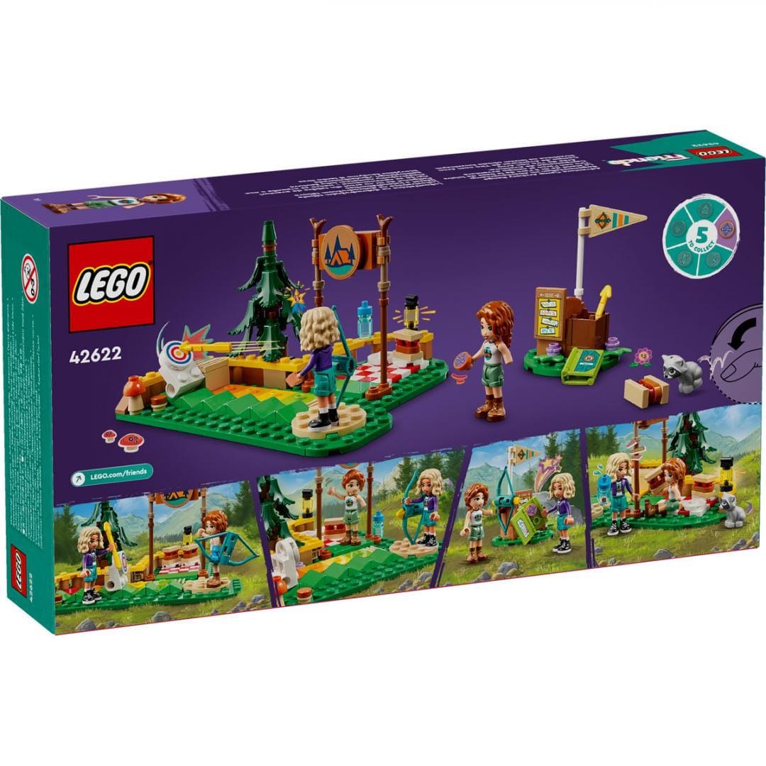 Lego Jucării Set Constructie LEGO 42622 | Poligon Tir cu Arcul, Tabara Aventuri, Cadou