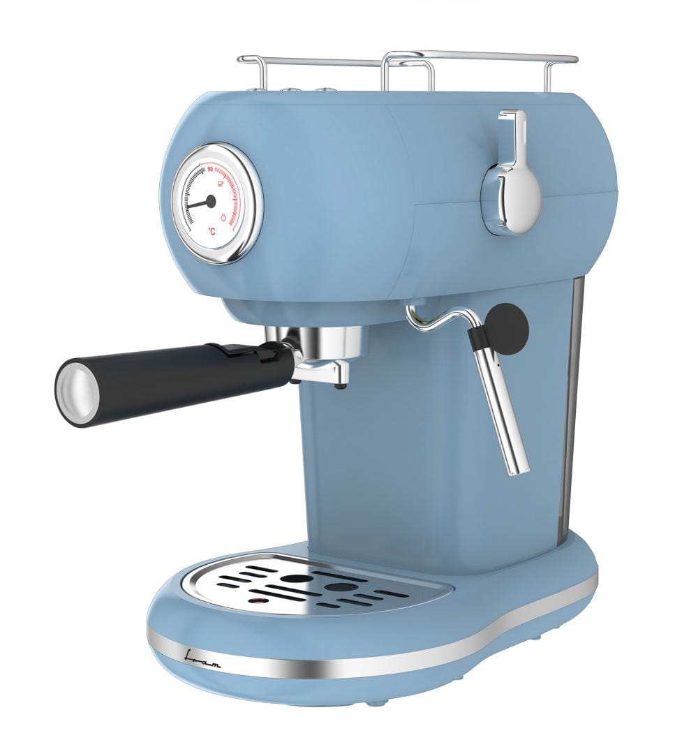Fram Espressor manual Espressor Manual FRAM FEM-D15RBL | 1100W, 15 Bari, 1.2L, Albastru