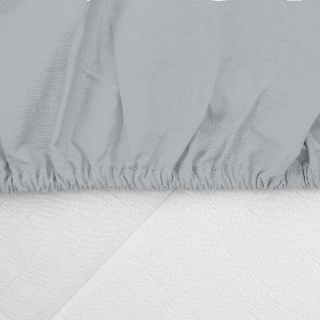 Heinner Cearceaf de pat Cearceaf Pat Cu Elastic Heinner HR-SHEET160-GRY | 160x200cm, Gri