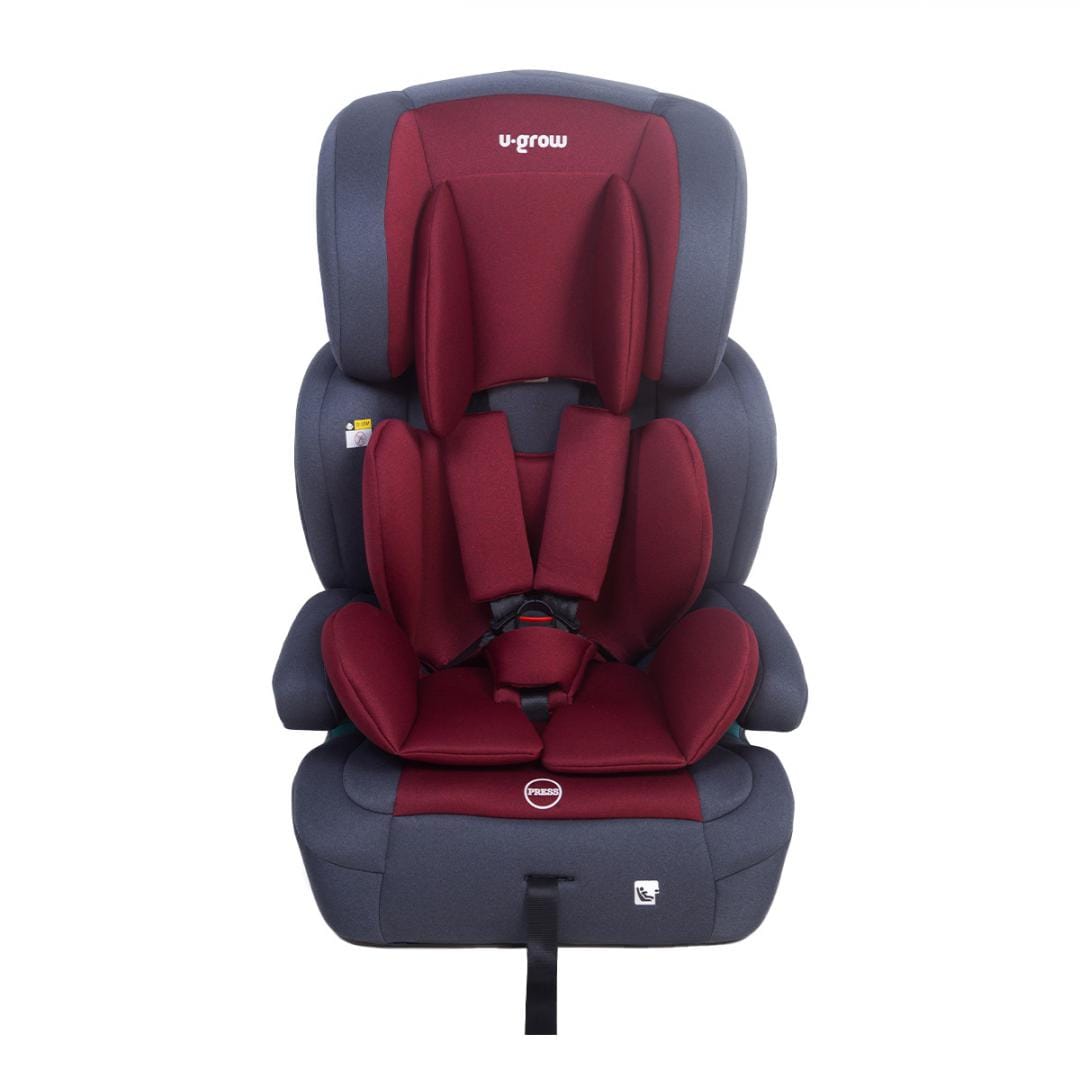 U-Grow Puericultură Scaun Auto U-Grow UG-301ISO-RD | 76-150cm, 15 Luni-12 Ani, R129, Isofix, Rosu