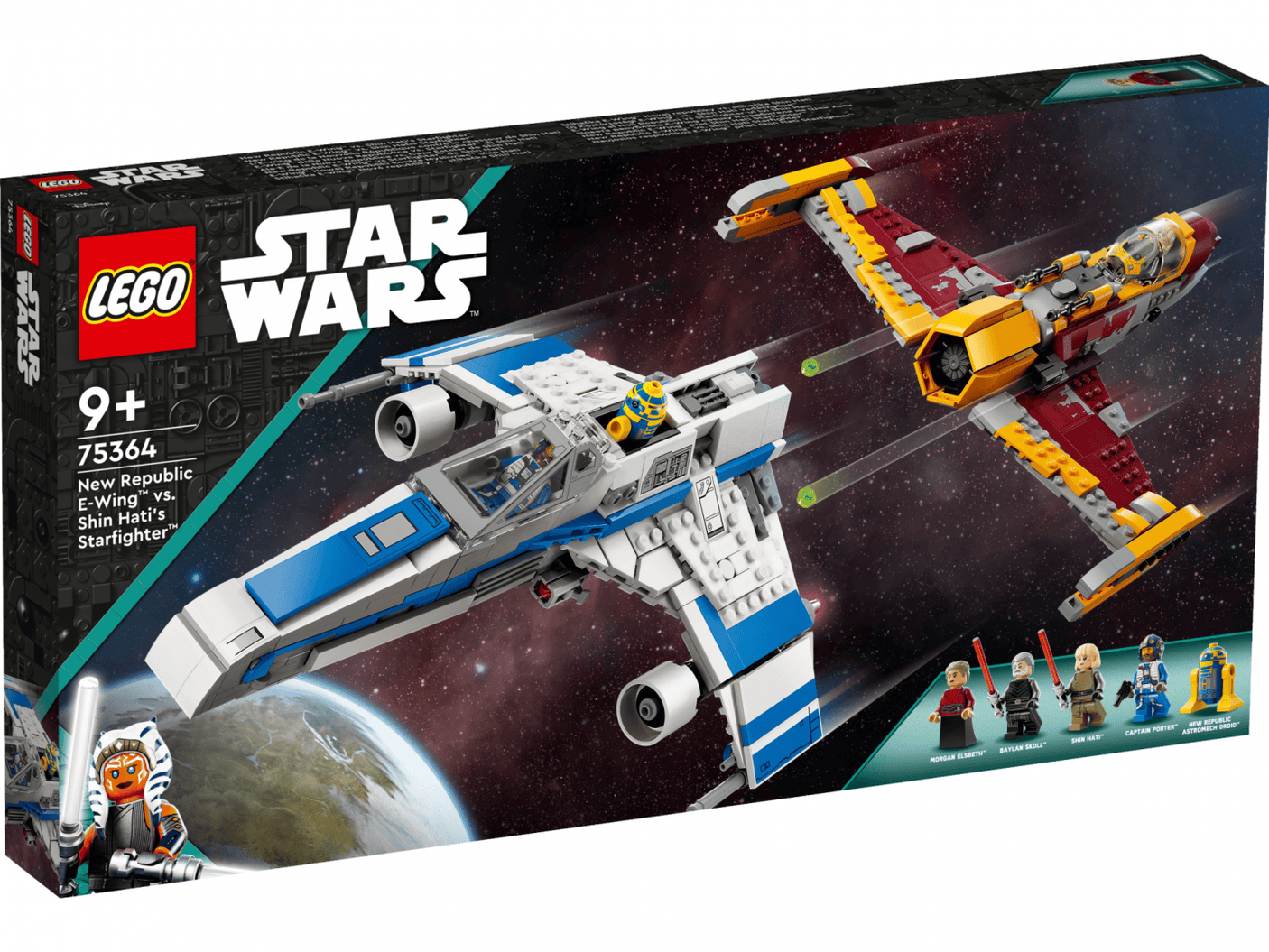 Lego Jucării Set Constructie LEGO Star Wars 75364 | E-Wing vs Starfighter, 282 Piese, 8+