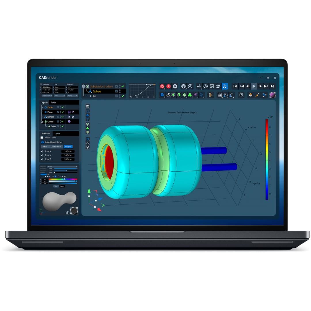 DELL Laptop Dell Pro Max 18 Plus MB18250 18" QHD+, Intel U9-285HX, 64GB Ram, 1TB SSD + 4TB SSD, NVIDIA RTX PRO 4000 Blackwell, Windows 11 Pro